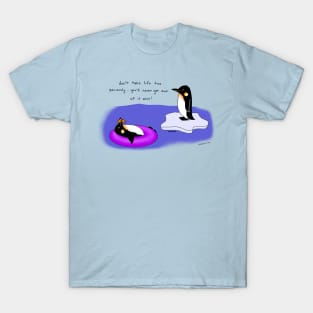 Penguins With Quote T-Shirt